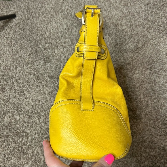Michael Kors Leather Hobo Shoulder Bag - Picture 5 of 12